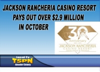 Jackson Rancheria Casino Resort Jackpots Pay Out Over $2.9 Million in October