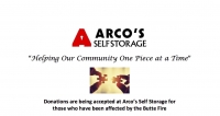 Amador Upcounty Rotary accepting Butte Fire Donations at Arco's Self Storage